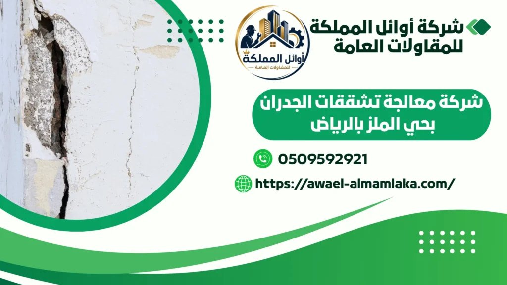 افضل شركة معالجة تشققات الجدران بحي الملز بالرياض