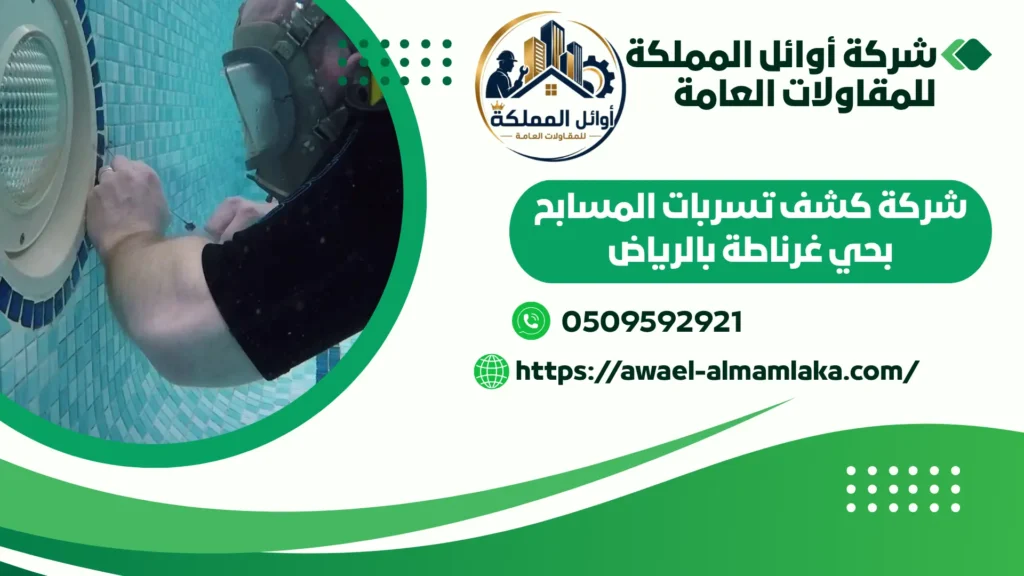 اجود شركة كشف تسربات المسابح بحي غرناطة بالرياض